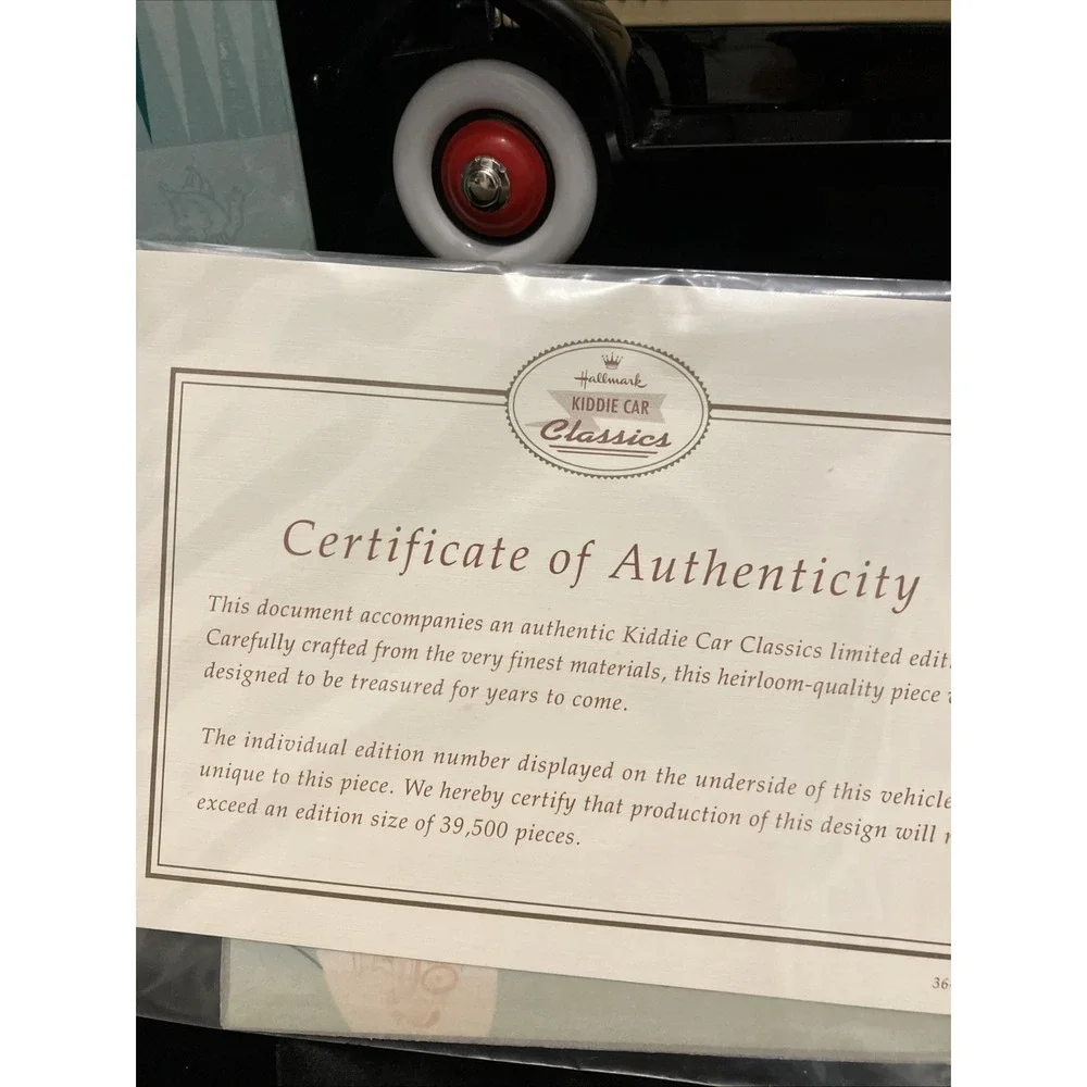 Hallmark Kiddie Car Classics 1929 Steelcraft Murray Roadster Pedal Car Ltd Ed
